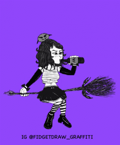 Witch Girl GIF - Witch Girl Punk GIFs