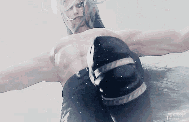 Sephiroth Shirtless Sephiroth GIF - Sephiroth Shirtless Sephiroth Sephiroth Shirtless GIFs