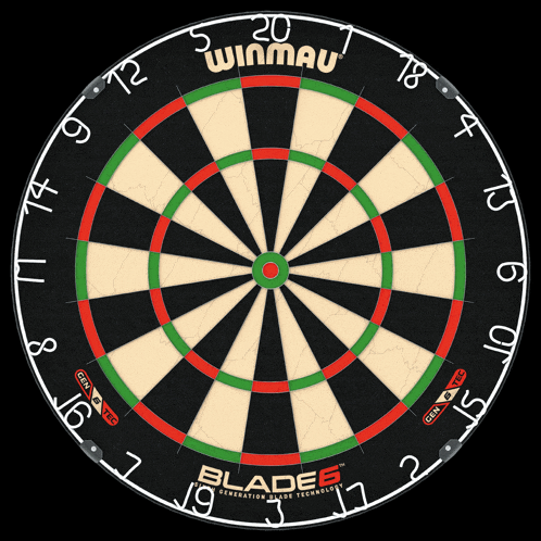 a dart board that says winmau on the top