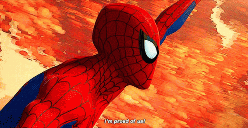 Spider Man Im Proud Of Us GIF - Spider Man Im Proud Of Us Marvel GIFs
