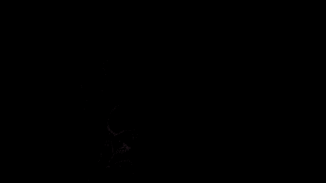 a black background with white clouds and the word visi i vo on it