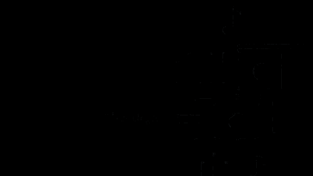a black and white drawing of a music note with the letters i and ii visible