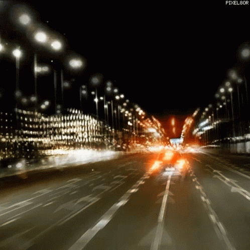 Cruising Night Life GIF - Cruising Night Life Highway Road GIFs