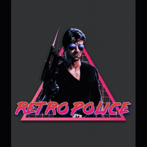 Sylvester Stallone Retro Police GIF - Sylvester Stallone Retro Police GIFs