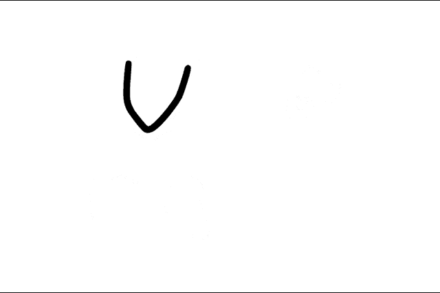 the word cool is written in black on a white surface