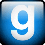 the letter g is on a blue background
