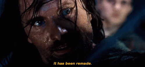 Lord Of The Rings Has Been GIF - Lord Of The Rings Has Been Remade GIFs