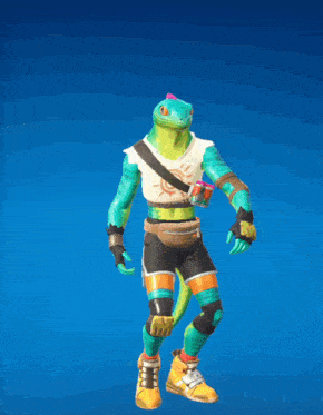 a lizard wearing a white shirt that says sun on it