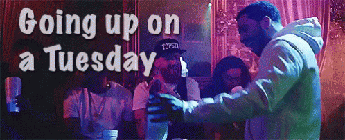Tuesday Tuesday GIF - Drake Going Up On A Tuesday Dancing GIFs