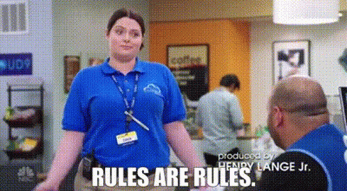 Superstore Dina Fox GIF - Superstore Dina Fox Rules Are Rules GIFs