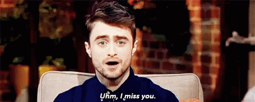 I Miss You I Love You GIF - Harry Potter Daniel Radcliffe I Miss You GIFs