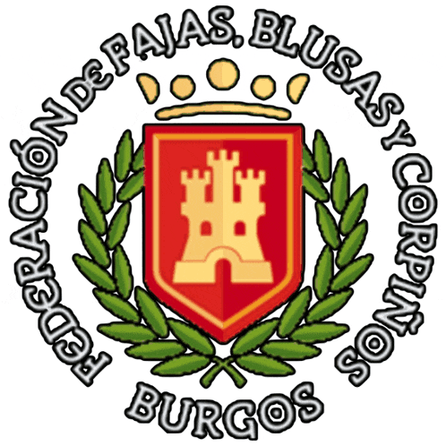 a logo for federacion de pajas blusas y corpicos burgos