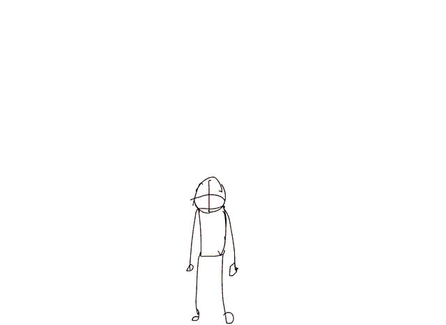 a drawing of a bunch of lines and a circle with a circle in the middle