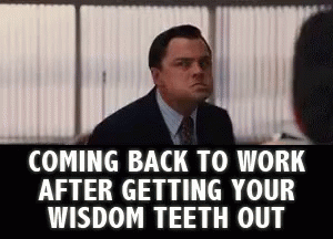 Wisdom Teeth Removal Is Hell GIF - The Wolf Of Wall Street Leonardo Di Caprio Jordan Belfort GIFs