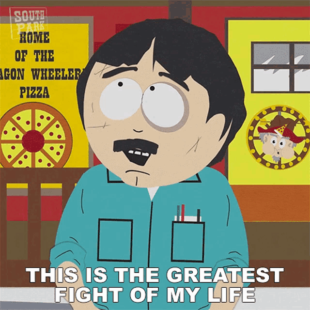 This Is The Greatest Fight Of My Life Randy Marsh GIF