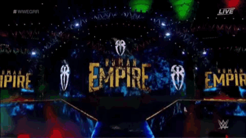 roman empire is displayed on a blue background