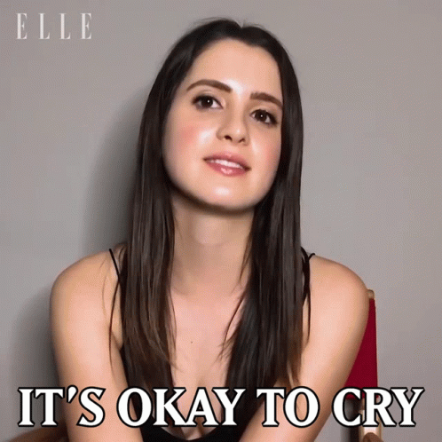 Its Okay To Cry Laura Marano GIF - Its Okay To Cry Laura Marano Elle GIFs