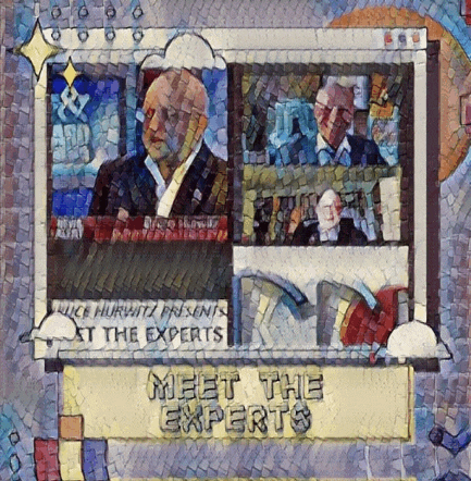 a poster that says meet the experts on the top