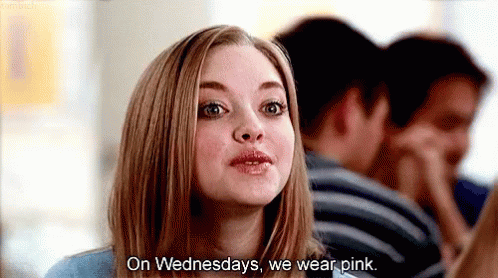 Mean Girls GIF - Mean Girls Pink Wednesdays GIFs