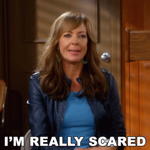 Im Really Scared Bonnie GIF - Im Really Scared Bonnie Allison Janney GIFs
