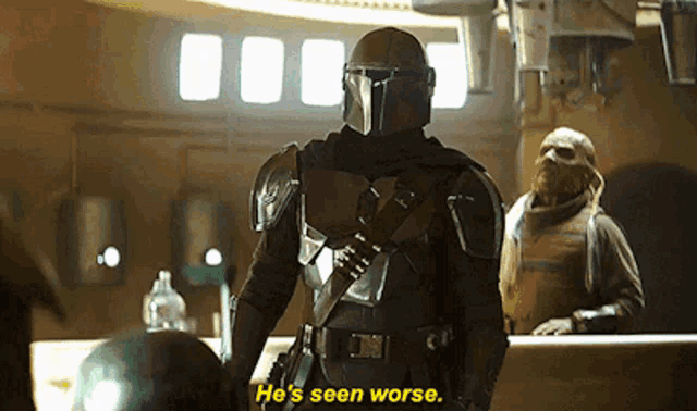 The Mandalorian Hes Seen Worse GIF - The Mandalorian Hes Seen Worse He Has Seen Worse GIFs