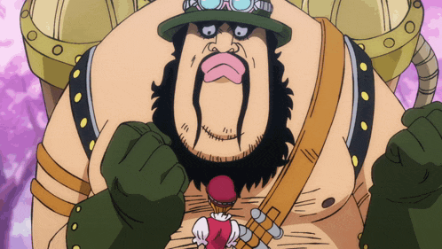 a cartoon drawing of a man with a beard and goggles