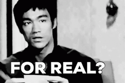 For Real Bruce Lee GIF - For Real Bruce Lee What GIFs