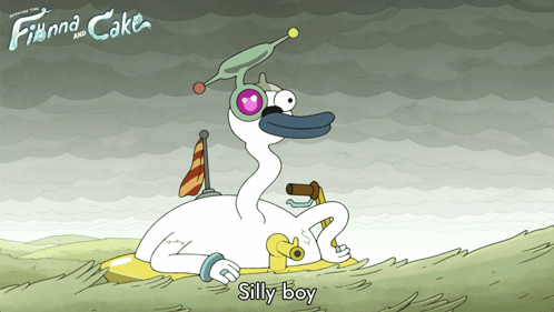 Silly Boy Pawn Swan GIF - Silly Boy Pawn Swan Adventure Time Fionna And Cake GIFs
