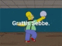 Grattis Sebbe GIF - Grattis Sebbe Homer Simpson GIFs