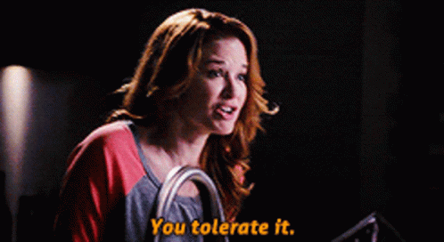 Greys Anatomy April Kepner GIF - Greys Anatomy April Kepner You Tolerate It GIFs