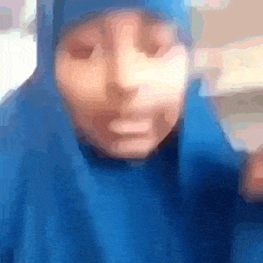 Hijab Blue Hijab GIF - Hijab Blue Hijab Stan Twitter GIFs
