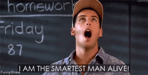 Im The Smartest Man Alive Adam Sandler GIF - Im The Smartest Man Alive Adam Sandler Proud GIFs