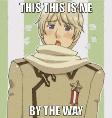 a picture of a man with a scarf around his neck and the caption this this is me by the way