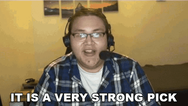It Is A Very Strong Pick Caleb Sullivan GIF - It Is A Very Strong Pick Caleb Sullivan Myflin GIFs