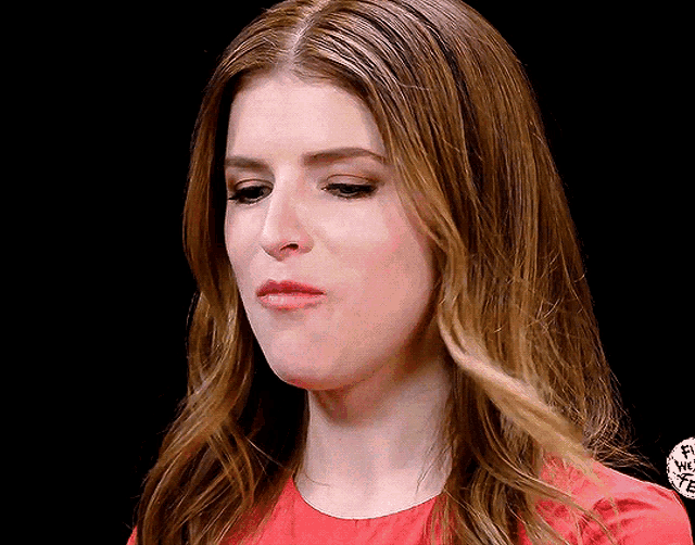 Anna Kendrick Hot Ones GIF - Anna Kendrick Hot Ones First We Feast GIFs