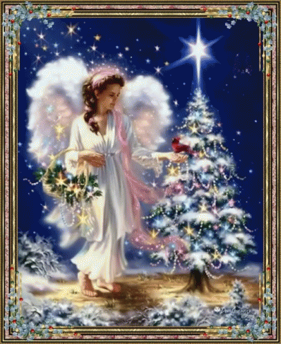 Angel Christmas Tree GIF - Angel Christmas Tree Christmast Angel GIFs