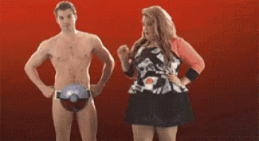 a man and a woman are standing next to each other