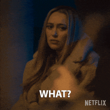 a woman in a fur coat is asking how the fuck on netflix