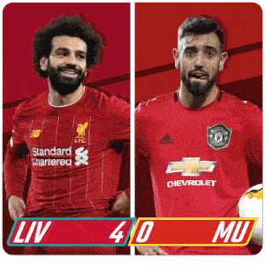 Liverpool F.C. (4) Vs. Manchester United F.C. (0) Post Game GIF - Soccer Epl English Premier League GIFs