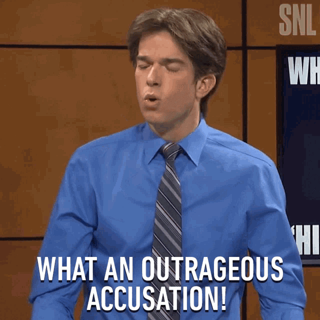 What An Outrageous Accusation Saturday Night Live GIF - What An Outrageous Accusation Saturday Night Live How Dare You GIFs