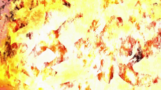 a large explosion with a lot of flames and smoke