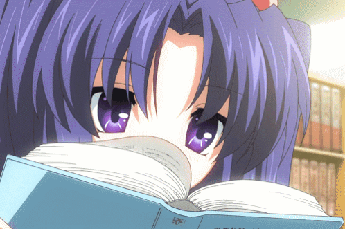 Reading Anime GIF - Reading Anime GIFs