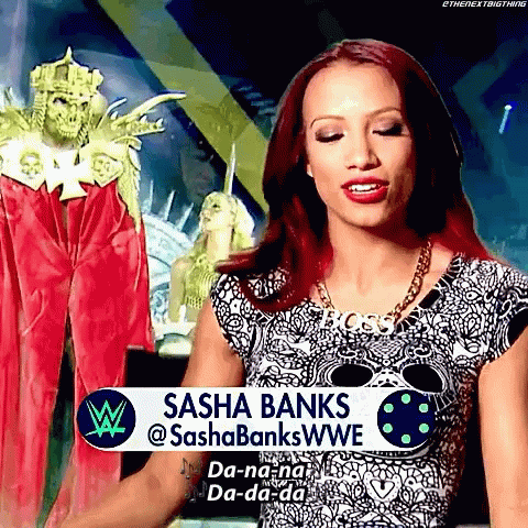 Sasha Banks Triple H GIF - Sasha Banks Triple H King Of Kings GIFs