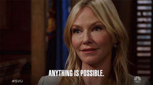 Anything Is Possible Kelli Giddish GIF - Anything Is Possible Kelli Giddish Amanda Rollins GIFs