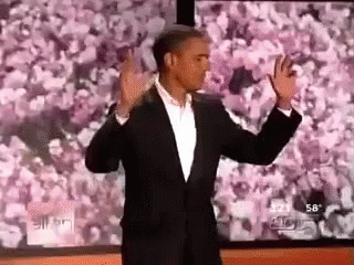 Obama Ellen GIF - Obama Ellen Hands Up GIFs