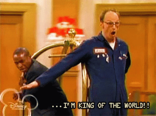 King Of The World Playful GIF - King Of The World Playful Suite Life Of Zac And Cody GIFs