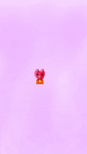 a drawing of a stuffed animal in a heart shaped envelope with pour toi written on it