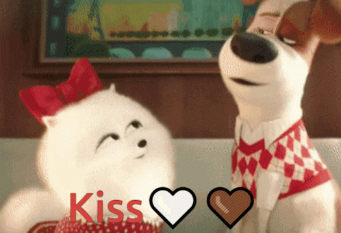 Kiss Kissing GIF - Kiss Kissing Jack Russell Terrier GIFs