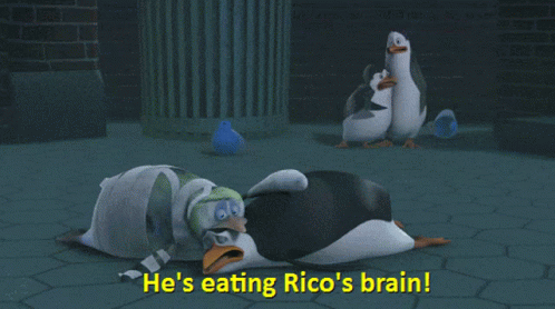 Rico Brain GIF - Rico Brain Hes Eating Ricos Brain GIFs