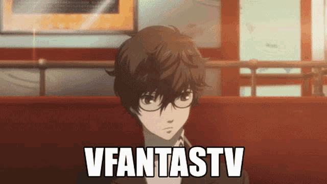 a picture of a man with glasses and the words vfantastv on the bottom
